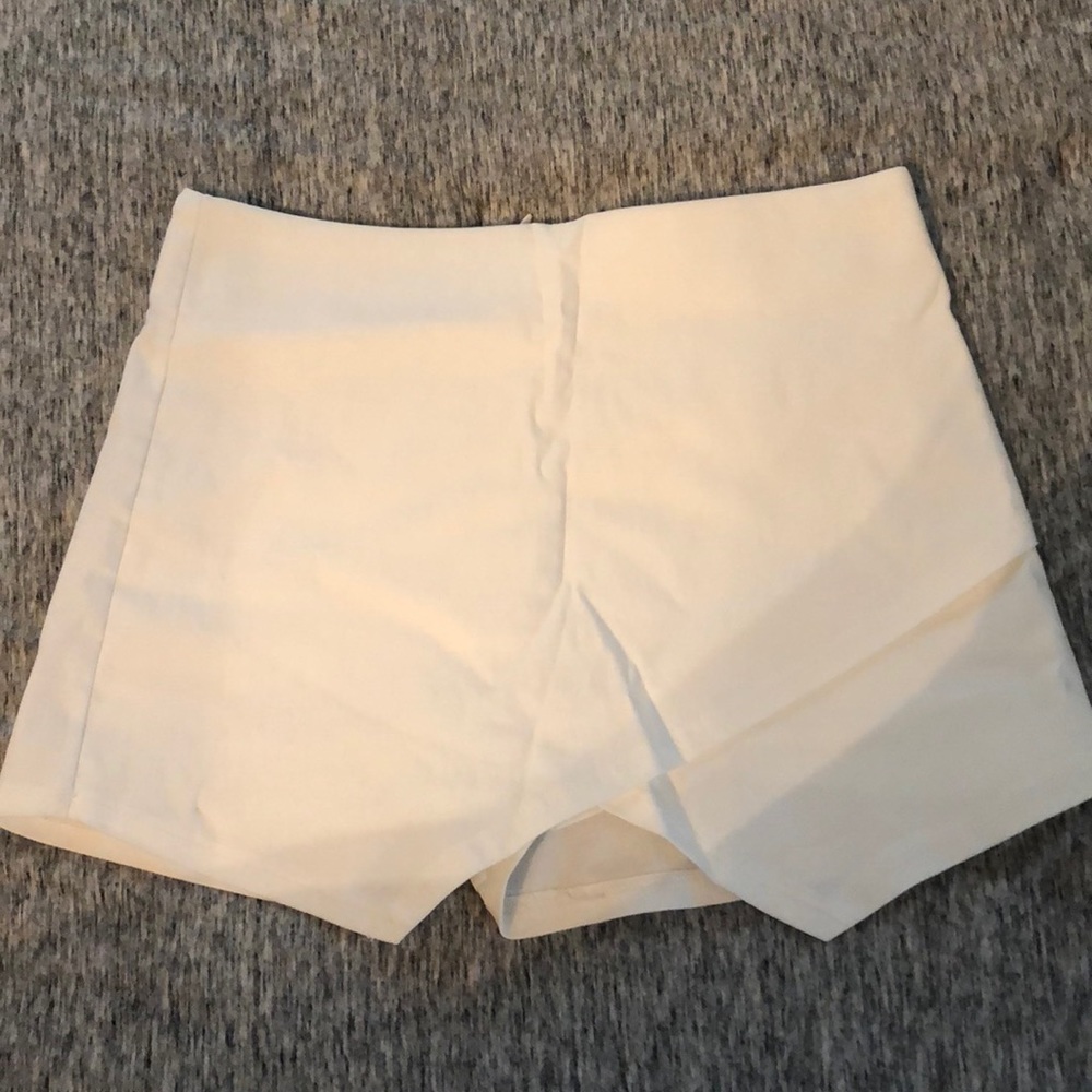 Blue Blush White Envelope Skirt
